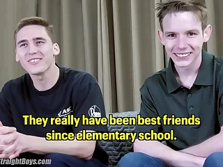 Straight Boys who are Actual IRL Friends Spank Each Other