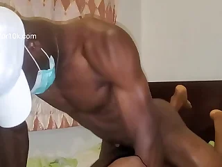 caught bro fucking a sex toy then he bends me over to fuck